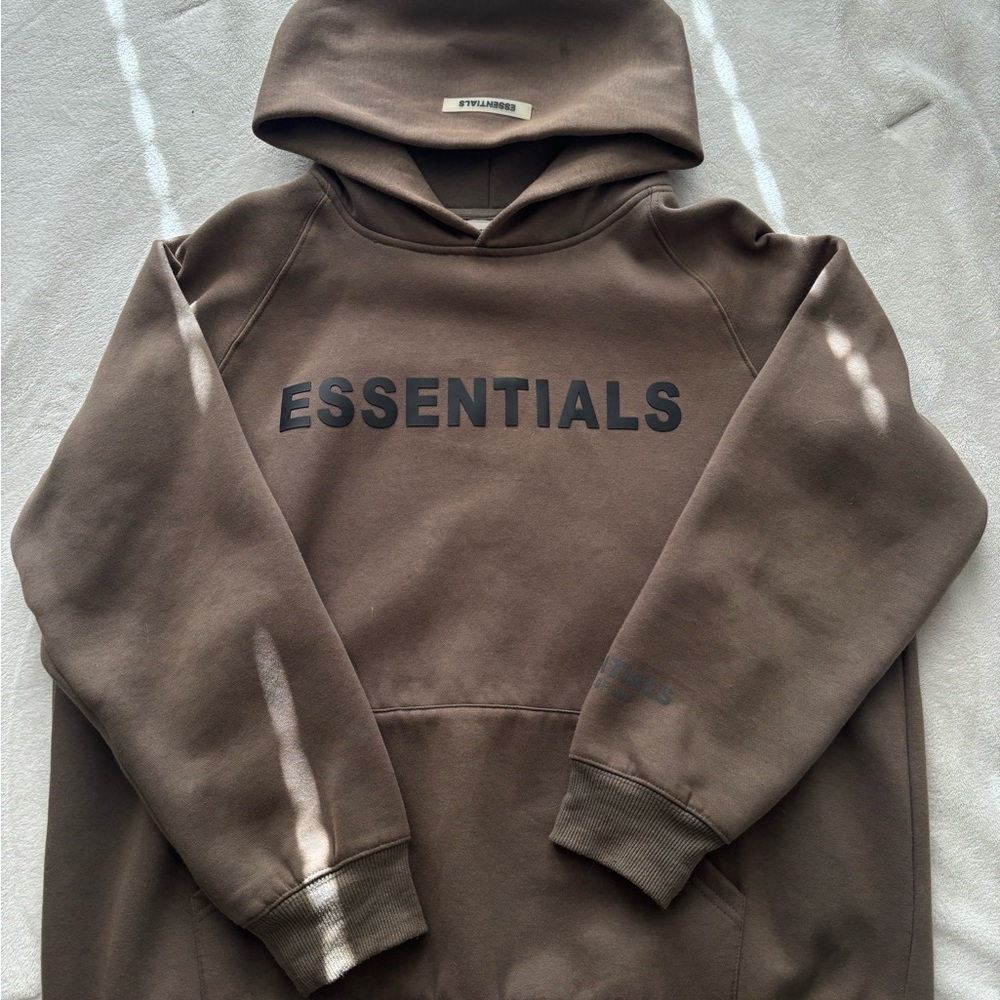 Fear of God Essentials Hoodie (Taupe)